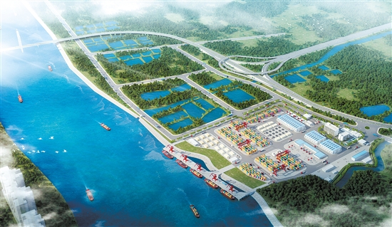 開平市三埠港搬遷項(xiàng)目效果圖。