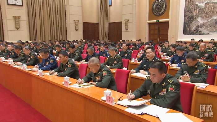 △2025年3月7日，解放軍和武警部隊代表團全體會議現(xiàn)場。