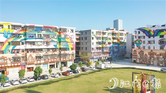 祥龍社區(qū)老舊小區(qū)改造后煥然一新。