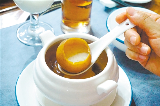 陳皮金盞湯。