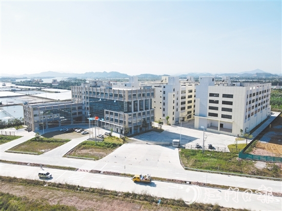 大鰲鎮(zhèn)培育招引了新會中集、麗宮國際等一批競爭力強、示范性好的優(yōu)質龍頭企業(yè)。圖為麗宮預制菜產(chǎn)業(yè)園。