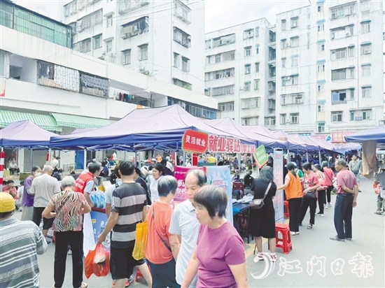 今年，開平市各就業(yè)驛站已舉辦多場招聘活動。