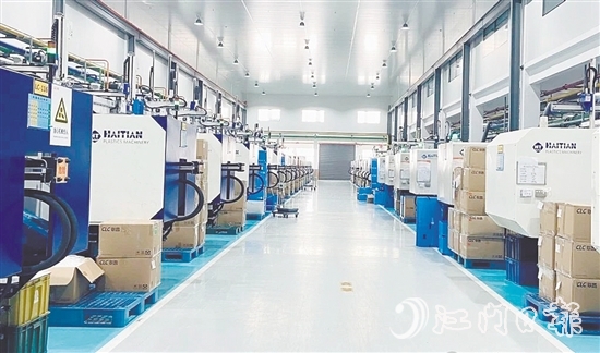 聯(lián)昌噴霧泵（鶴山）有限公司致力于打造國內(nèi)最大的噴霧泵生產(chǎn)基地。圖為項目一期已投產(chǎn)生產(chǎn)車間。