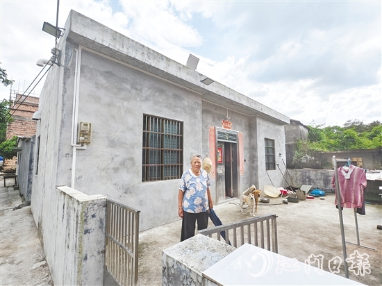 73歲的劉檢勤在古稀之年住上了新房子。