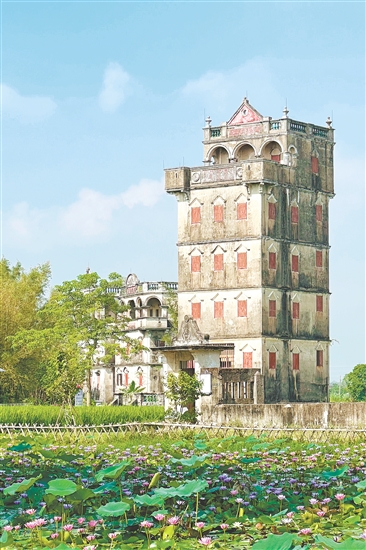 開平碉樓自力村景區(qū)。