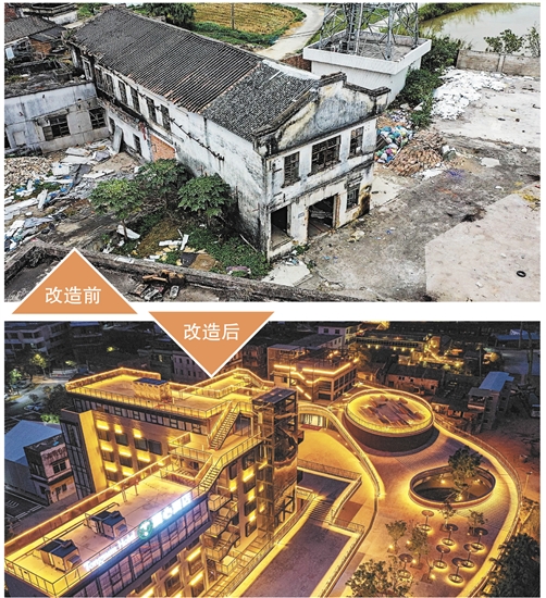 塘口鎮(zhèn)政府舊址經(jīng)過活化后搖身一變，成為“2024年廣東省銀品級(jí)鄉(xiāng)村酒店”開平市唐心酒店。