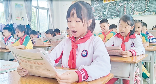 “開口讀”活動得到了學(xué)生們的廣泛喜愛。