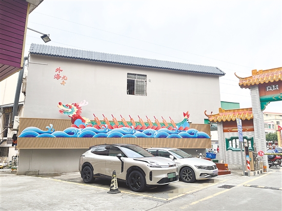 外海街道麻園片區(qū)“三線”綜合整治提升圓滿完成，街道環(huán)境顯著改善。圖為整治后。