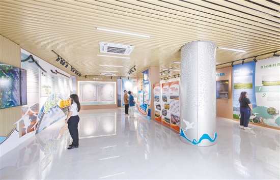 圩鎮(zhèn)客廳成為展示橫陂發(fā)展成就的窗口。