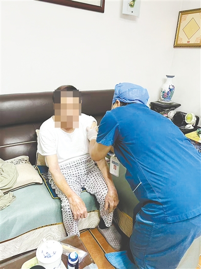 上門護理將優(yōu)質服務送到家門口。