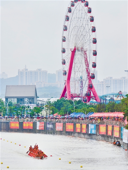 2026年江門市（蓬江）端午龍舟活動現(xiàn)場周邊風光。