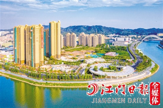 江門(mén)二沙島為江門(mén)河所環(huán)抱。