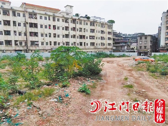 會城詩書街舊改地塊實拍圖。