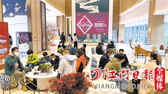 春節(jié)期間，不少樓盤人氣火爆。