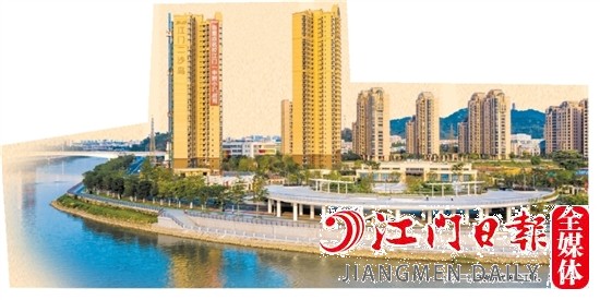 江門二沙島擁有優(yōu)美的江景。