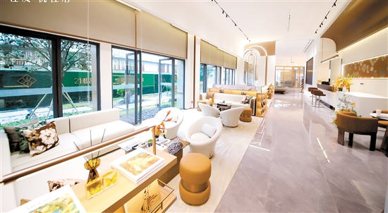 江發(fā)·悅桂府營銷中心環(huán)境優(yōu)美。