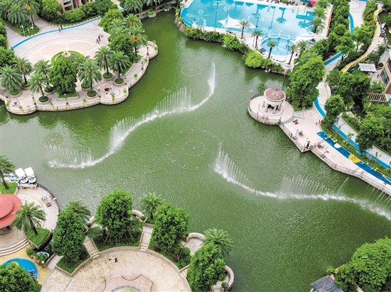 匯景灣·天珺加推的16棟可享湖景C位。