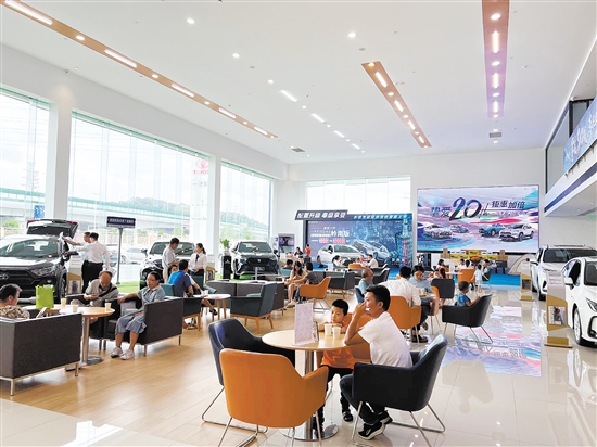 江門車市在第三季度實現(xiàn)了回暖。