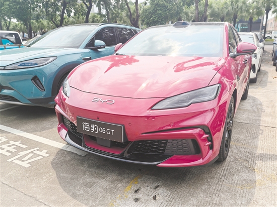 2026款海豹06GT有多款專屬車色。